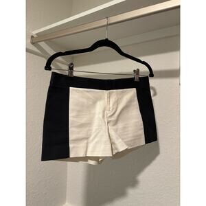 Club Monaco Black & White Shorts Sz 2